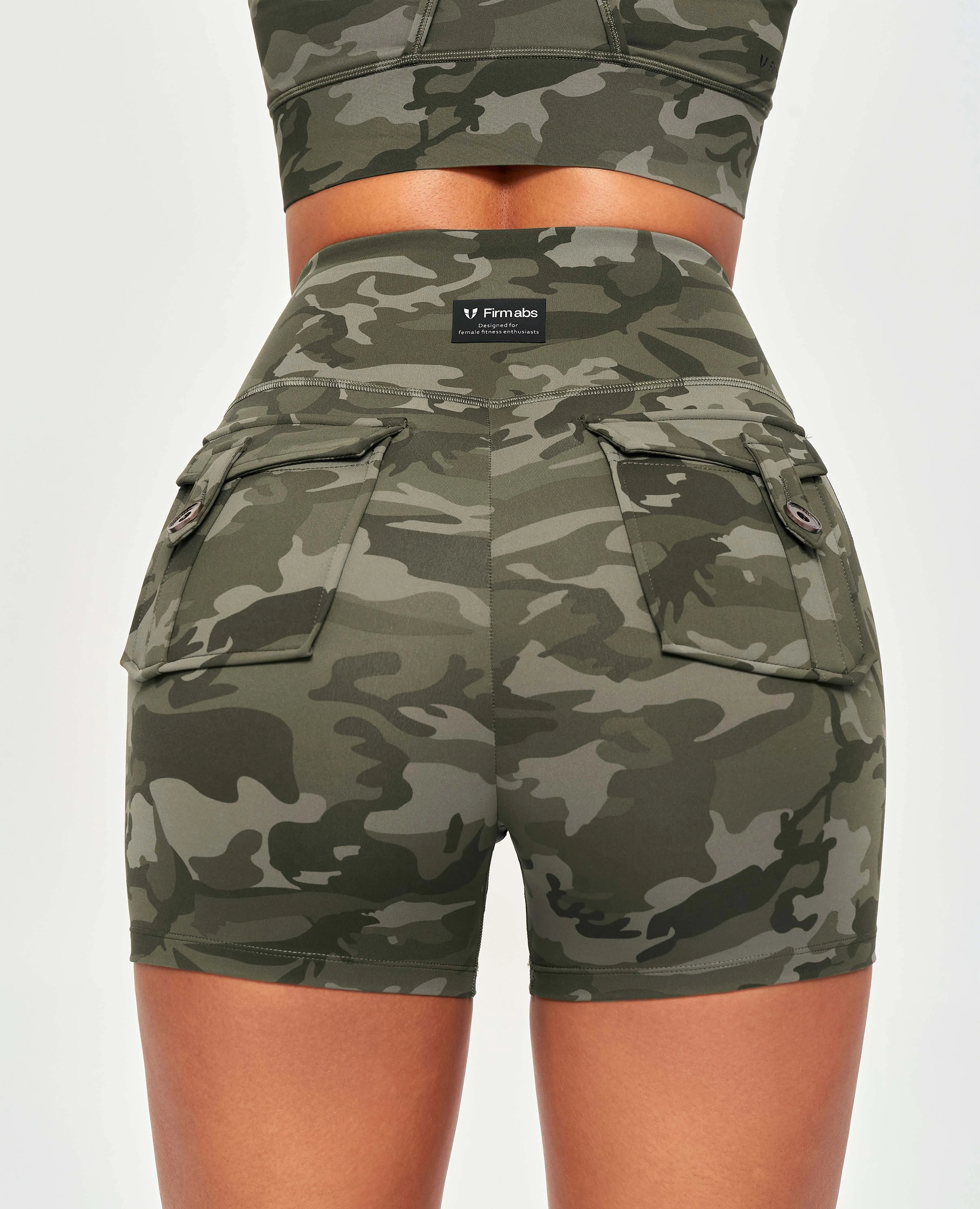 Cargo Short Shorts - Camo